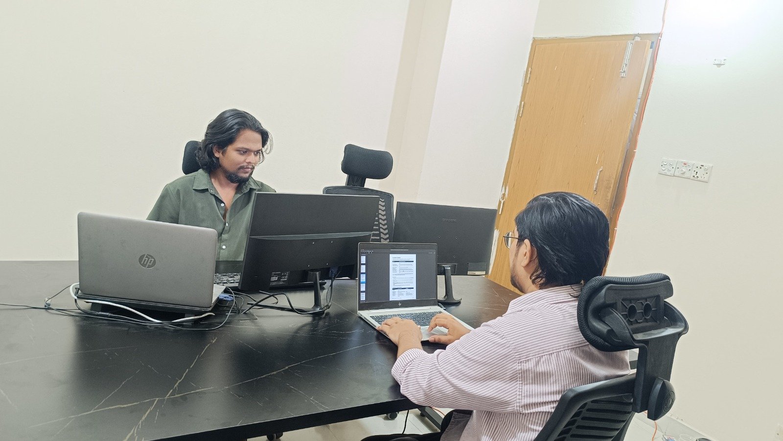 The Bublix-26 team at work in the Dhaka studio